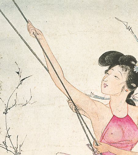 乌伊岭-胡也佛的仕女画和最知名的金瓶梅秘戏图